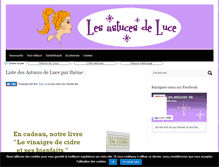 Tablet Screenshot of lesastucesdeluce.com